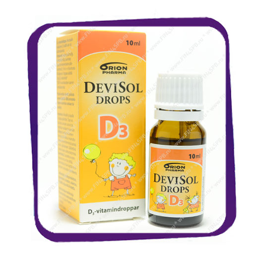 Devisol Drops D3 10 Ml. (Девисол Дропс Д3) | Лекарства И Витамины.
