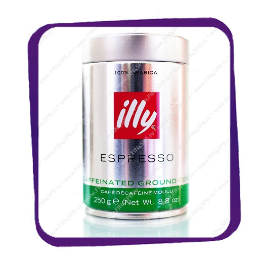 фото: illy - decaffeinated ground 250gE