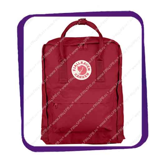 фото: Kanken Fjallraven (Канкен Фьялравен) 16L оригинальный красный Deep Red рюкзак