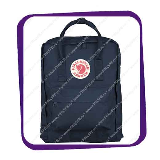 фото: Kanken Fjallraven (Канкен Фьялравен) 16L оригинальный тёмно-синий Royal Blue рюкзак