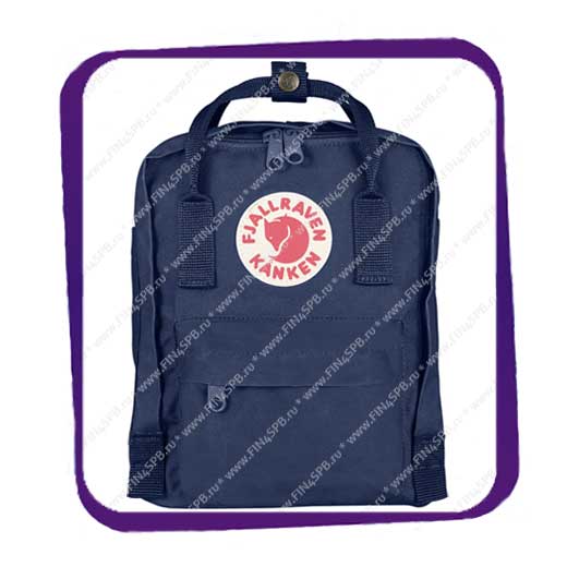 фото: Fjallraven Kanken Mini (Фьялравен Канкен Мини) 7L оригинальный тёмно-синий рюкзак