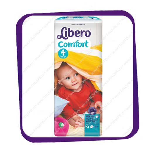 фото: Подгузники Либеро Комфорт (Libero Comfort) 4 7-11kg  54kpl