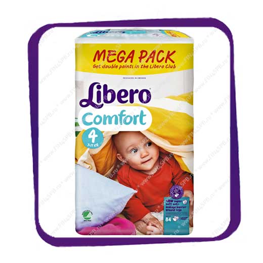 фото: Подгузники Либеро Комфорт (Libero Comfort) 4 7-11kg Mega Pack 84kpl