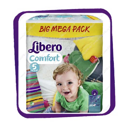 фото: Подгузники Либеро Комфорт (Libero Comfort) 5 10-14kg Big Mega Pack 100kpl