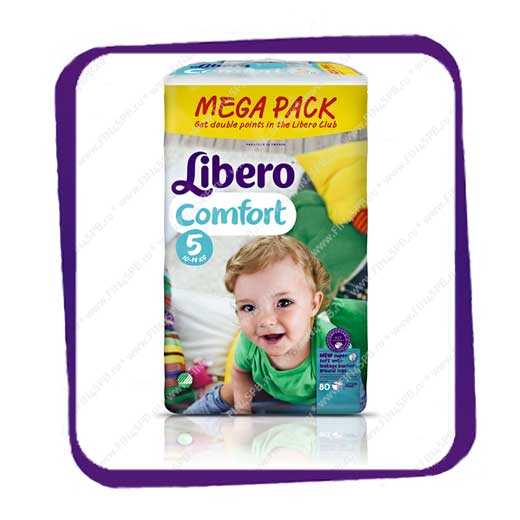 фото: Подгузники Либеро Комфорт (Libero Comfort) 5 10-14kg Mega Pack 80kpl