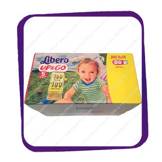 фото: Подгузники Либеро Ап Энд Гоу (Libero Up&Go) 5 10-14kg Big Box 84 kpl