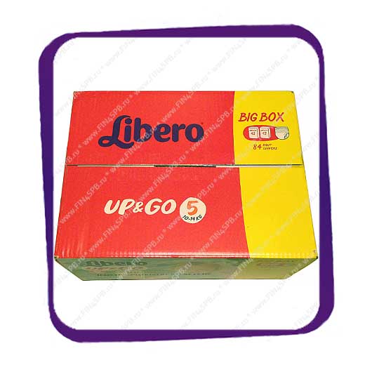 фото: Подгузники Либеро Ап Энд Гоу (Libero Up&Go) 5 10-14kg Big Box 84 kpl