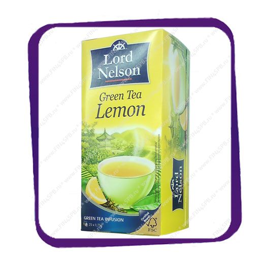 фото: Lord Nelson - Green Tea - Lemon 25tb