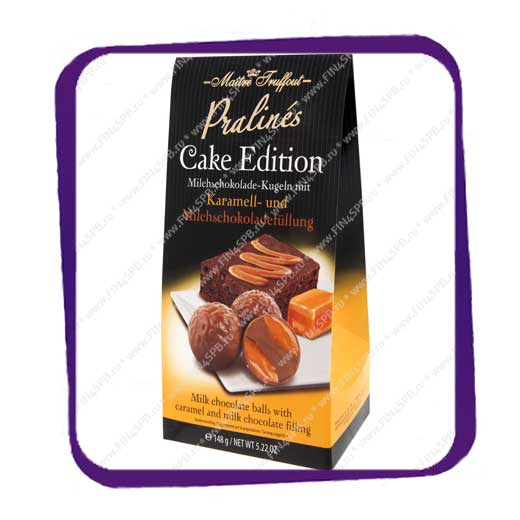 фото: Maitre Truffout - Pralines - Cake Edition - Caramel and Milk Chocolate 148g