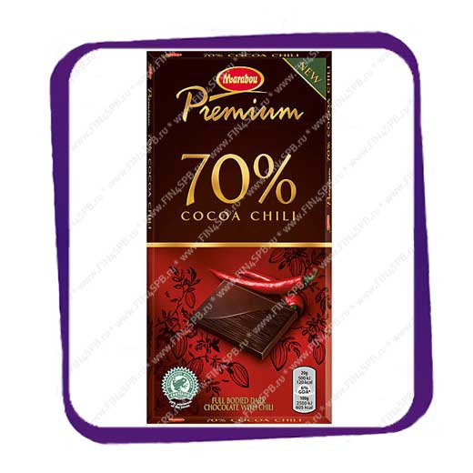 фото: Marabou Premium 70% Cocoa Chili