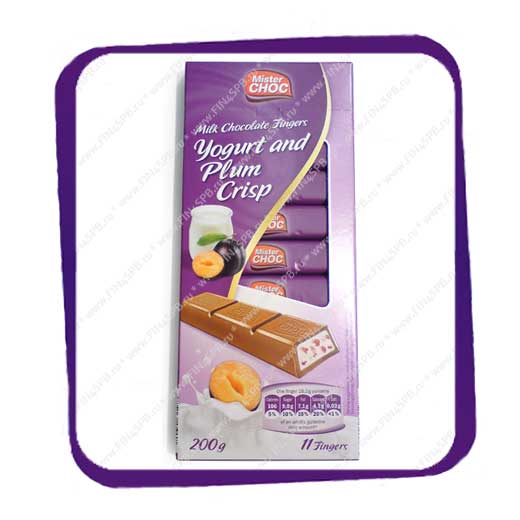 фото: Mister Choc - Yogurt and Plum Crisp 200gr