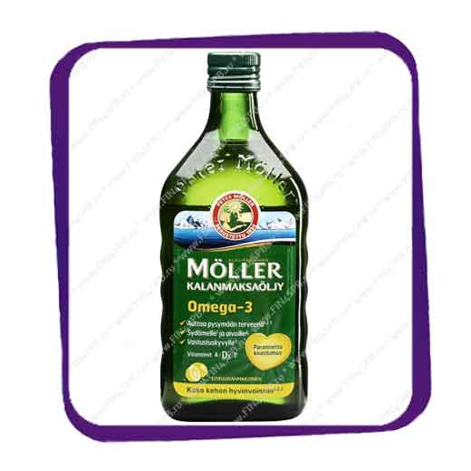 фото: Moller Omega3 - рыбий жир c лимоном 0,5L