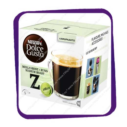 фото: Dolce Gusto Zoegas Mellanrost Rund Medium Roast 16 caps