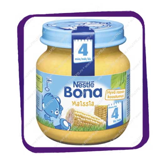 фото: Nestle Bona - Maissia(Пюре из кукурузы) 125g
