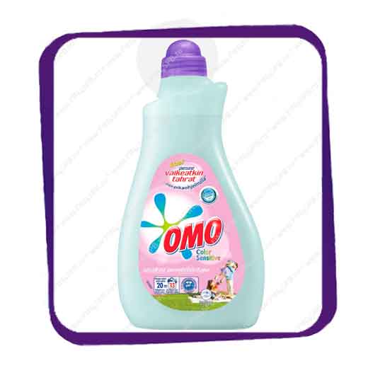 фото: OMO Color Sensitive (ОМО Колор Сенситив) 1L - гель для стирки