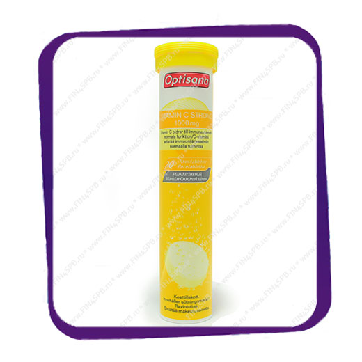фото: Optisana - Vitamin C - Strong - Citro Flavour 20 tabs
