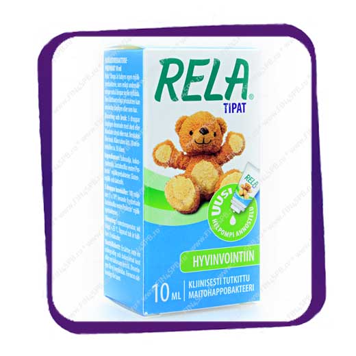 фото: Капли для детей Rela Drops Tipat 10 ml.