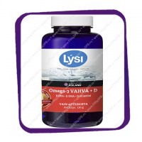 Lysi Omega-3 Vahva+D (Лиси Омега 3 Вахва + Д) капсулы - 100 шт