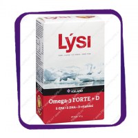 Lysi Omega3 Forte + D (Лиси Омега 3 Форте + Д) капсулы - 64 шт