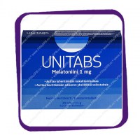 Unitabs Melatoniini 1mg (Юнитабс Мелатонин 1мг) таблетки - 30 шт