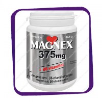 Magnex 375 Mg +B6 (Магнекс 375 мг + Б6) таблетки - 180 шт