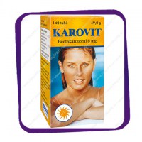 Karovit Beetakaroteeni 6mg (Каровит Бета-каротин 6мг) таблетки - 140 шт