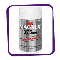 Magnex 375 Mg +B6 (Магнекс 375 мг + Б6) таблетки - 70 шт