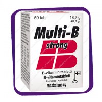 Multi-B Strong (Мульти-Б Стронг - сильный комплекс витаминов B) таблетки - 50 шт