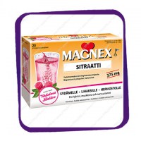 Magnex Sitraatti 375 mg Juomajauhe (Магнекс Цитратти 375 Мг растворимый напиток) саше - 20 шт