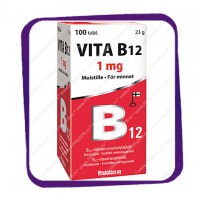 Vitabalns Vita B12 1 mg (Витабаланс Вита Б12 1 мг) таблетки - 100 шт