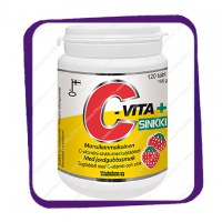 Vitabalans C-vita Sinkki Mansikanmakuinen (Ц-Вита + Цинк аромат кулбника) таблетки - 120 шт