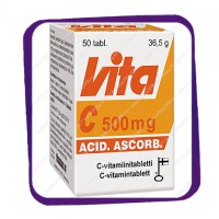 Vita C 500 mg Vitabalans (водорастворимый витамин) таблетки - 50 шт