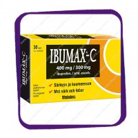 Ibumax-C 400 Mg / 300 Mg (Ибумакс-Ц 400 Мг / 300 Мг) таблетки - 30 шт