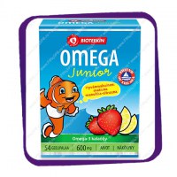 Bioteekin Omega Junior 54 geelipalaa (Рыбий жир для детей) капсулы - 54 шт