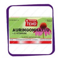 Bioteekin Teho Auringonhattu C-Vitamiini (Экстракт Эхинацеи + витамин C) жевательные таблетки - 20 шт