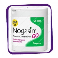 Nogasin Go 600 GaIU/Kaps (от повышенного газообразования) жевательные таблетки - 25 шт