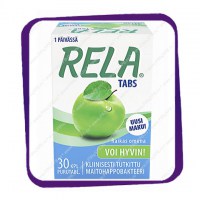 Rela Tabs Raikas Omena (Рела Табс лактобактерии - вкус яблоко) жевательные таблетки - 30 шт