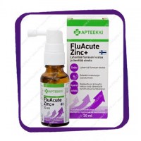 Apteekki FluAcute Zinc plus (спрей для горла со вкусом чёрной смородины) спрей - 20 мл