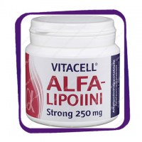 Vitacell Alfalipoiini Strong 250 mg (Альфа-липоевая кислота) таблетки - 120 шт