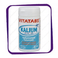 Vitatabs Kalium 150 mg (Витатабс Калий в таблетках) таблетки - 120 шт