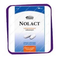 Nolact Laktaasientsyymi (Уменьшает непереносимость лактозы) капсулы - 30 шт