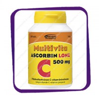 Multivita Ascorbin Long 500 Mg (Мультивита - аскорбиновая кислота длительного действия) таблетки - 200 шт
