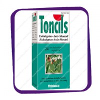 Toncils Eukalyptus Anis Mentoli (от боли в горле) пастилки - 24 шт