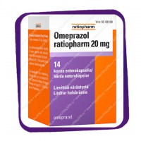 Omeprazol Ratiopharm 20 Mg (Омепразол-Ратиофарм 20 мг) капсулы - 14 шт