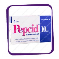 Pepcid 10mg (от изжоги) таблетки - 6 шт