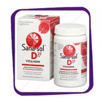 Sana-sol D-Vitamiini - 25mkg - 100tabs