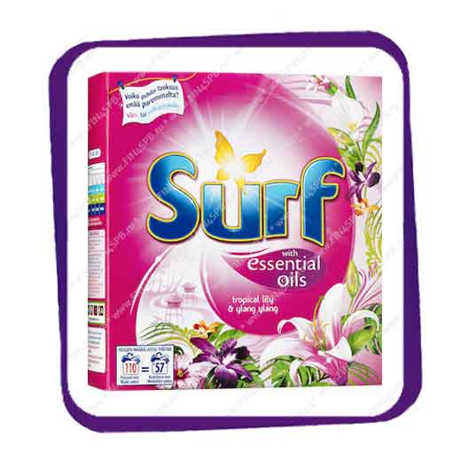 фото: Surf - wiht Essential Oils - Tropical Lily 3,42 kg - стиральный порошок