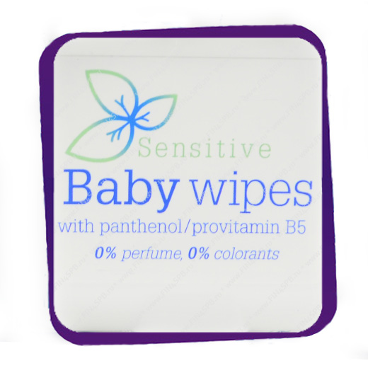 фото: Toujours Baby Wipes - Sensitive - Panthenol - Provitamin B5 72pcs - влажные салфетки