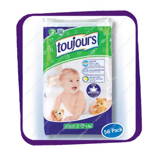 фото: Toujours 3 Midi 4-9 kg 56 pcs