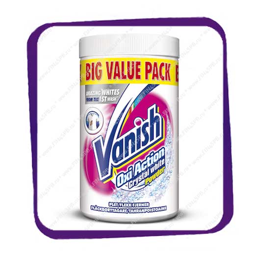 фото: Vanish Oxi Action Crystal White 1,5 kg